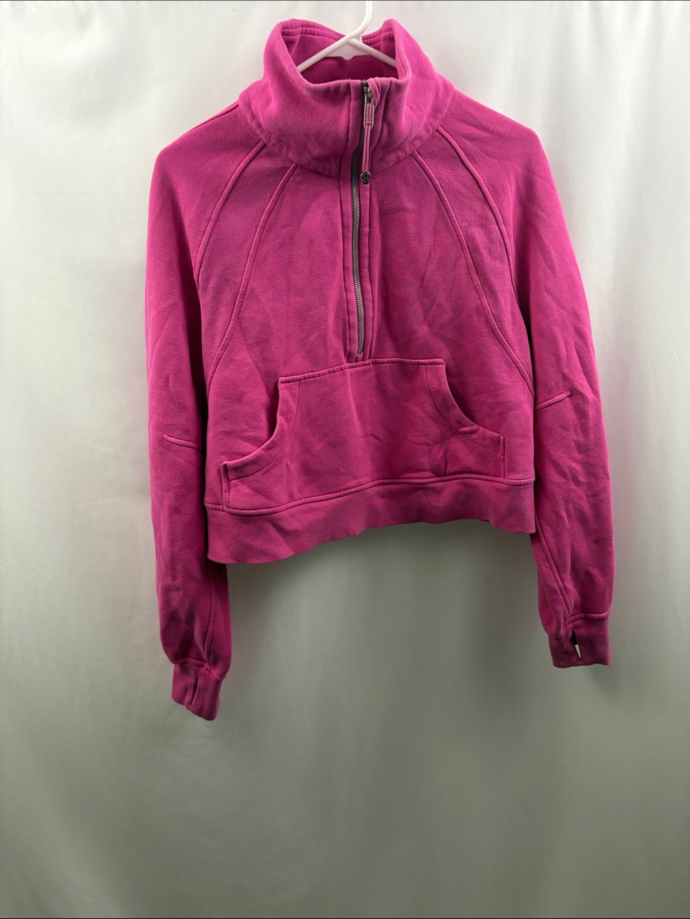 Lululemon Scuba Oversized Funnel-Neck Half Zip Pullover Pink XS/S Women’s - Picture 2 of 8
